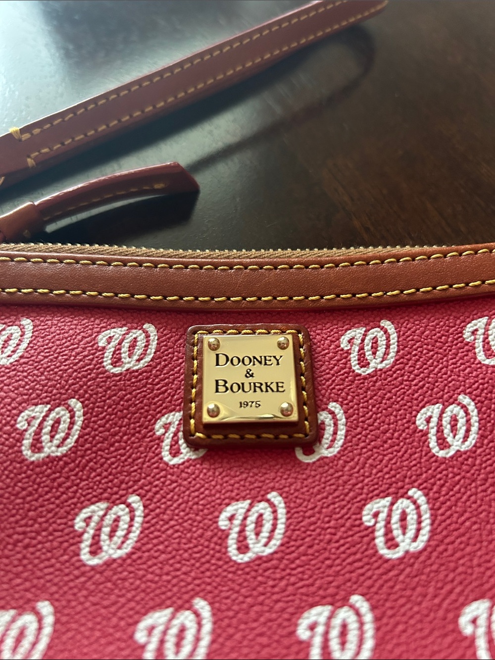 Dooney & Bourke Washington Nationals Wristlet Clutch - Picture 2 of 4